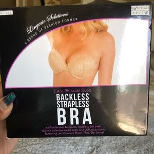 NWT backless strapless bra